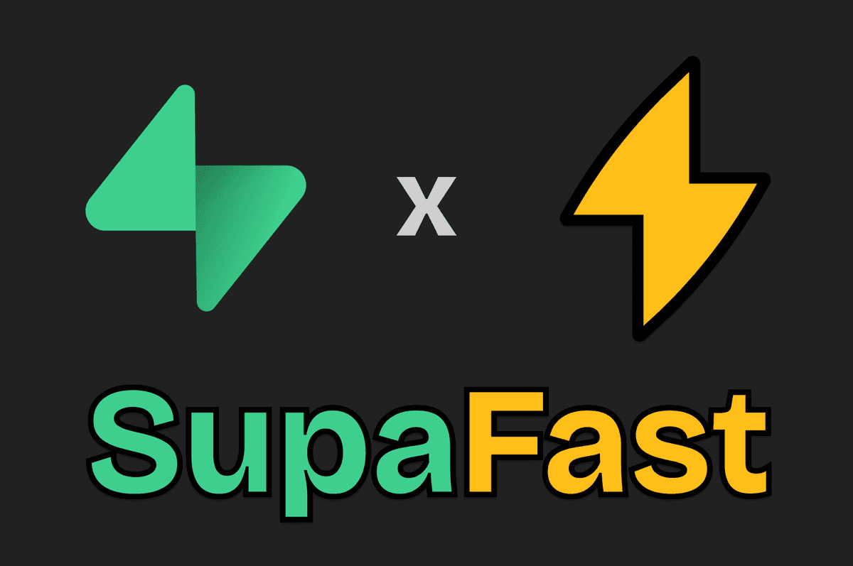 Supabase and HappyStack logo combined